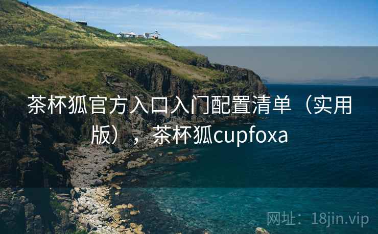 茶杯狐官方入口入门配置清单（实用版），茶杯狐cupfoxa