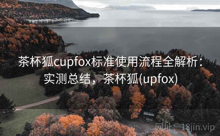茶杯狐cupfox标准使用流程全解析:实测总结,茶杯狐(upfox) 茶杯狐cupfox标准使用流程全解析:实测总结,茶杯狐(upfox)